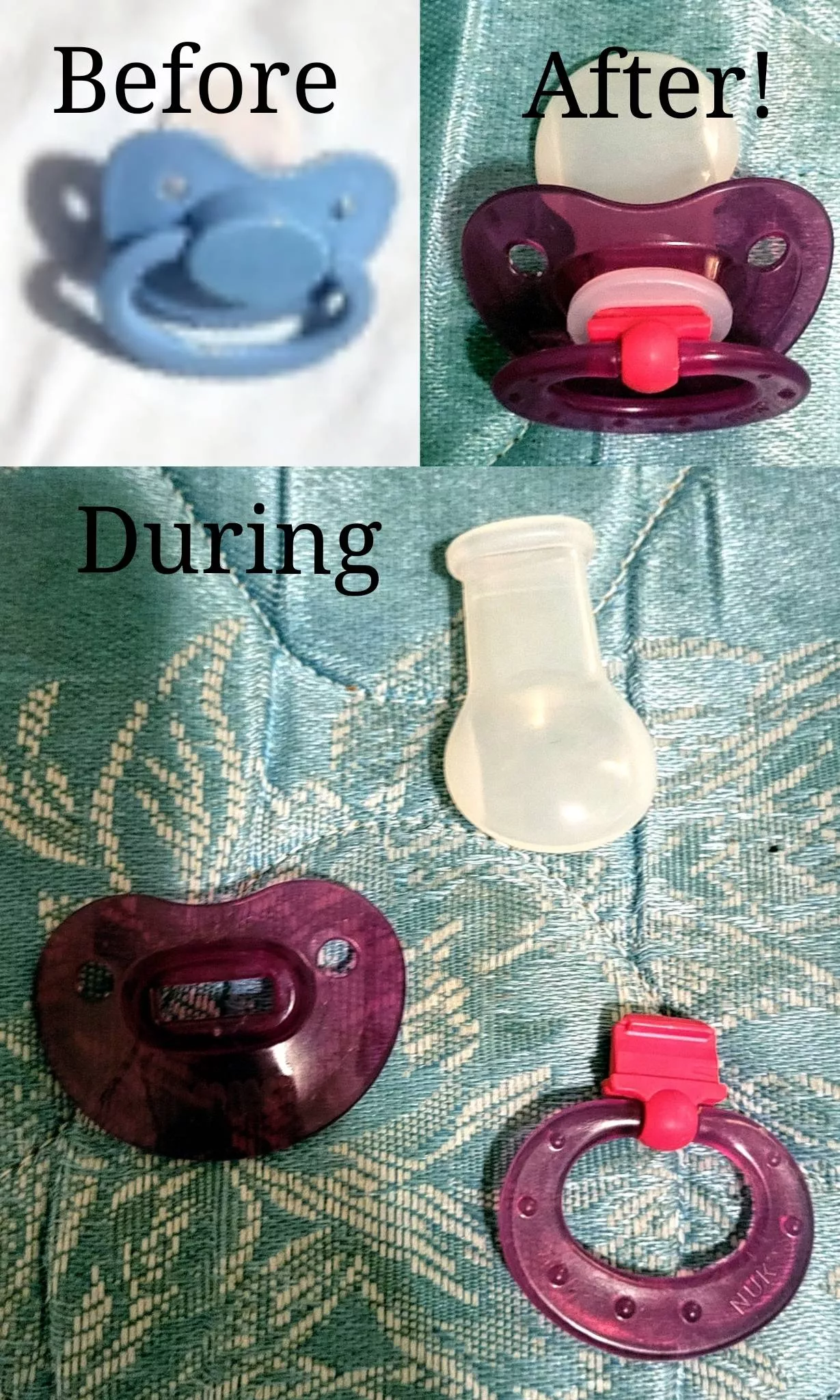 New pacifier shield swap!