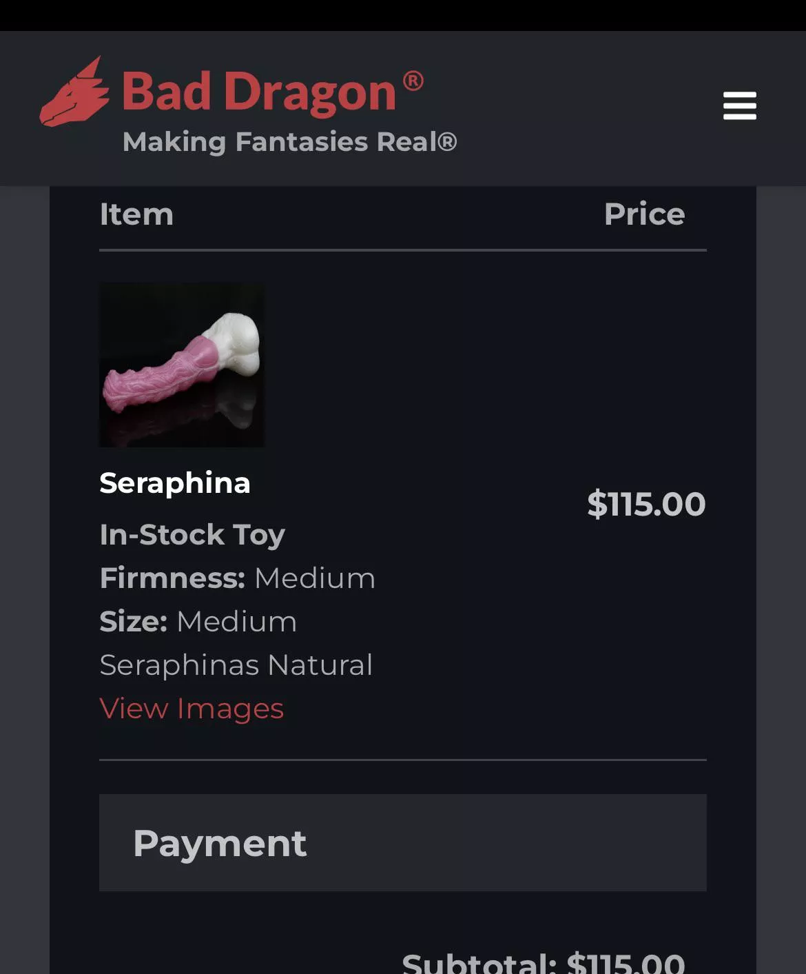 New seraphina drop yesterday. They went fast so we’re pretty stoked to have grabbed one in natural. Can’t wait for delivery.