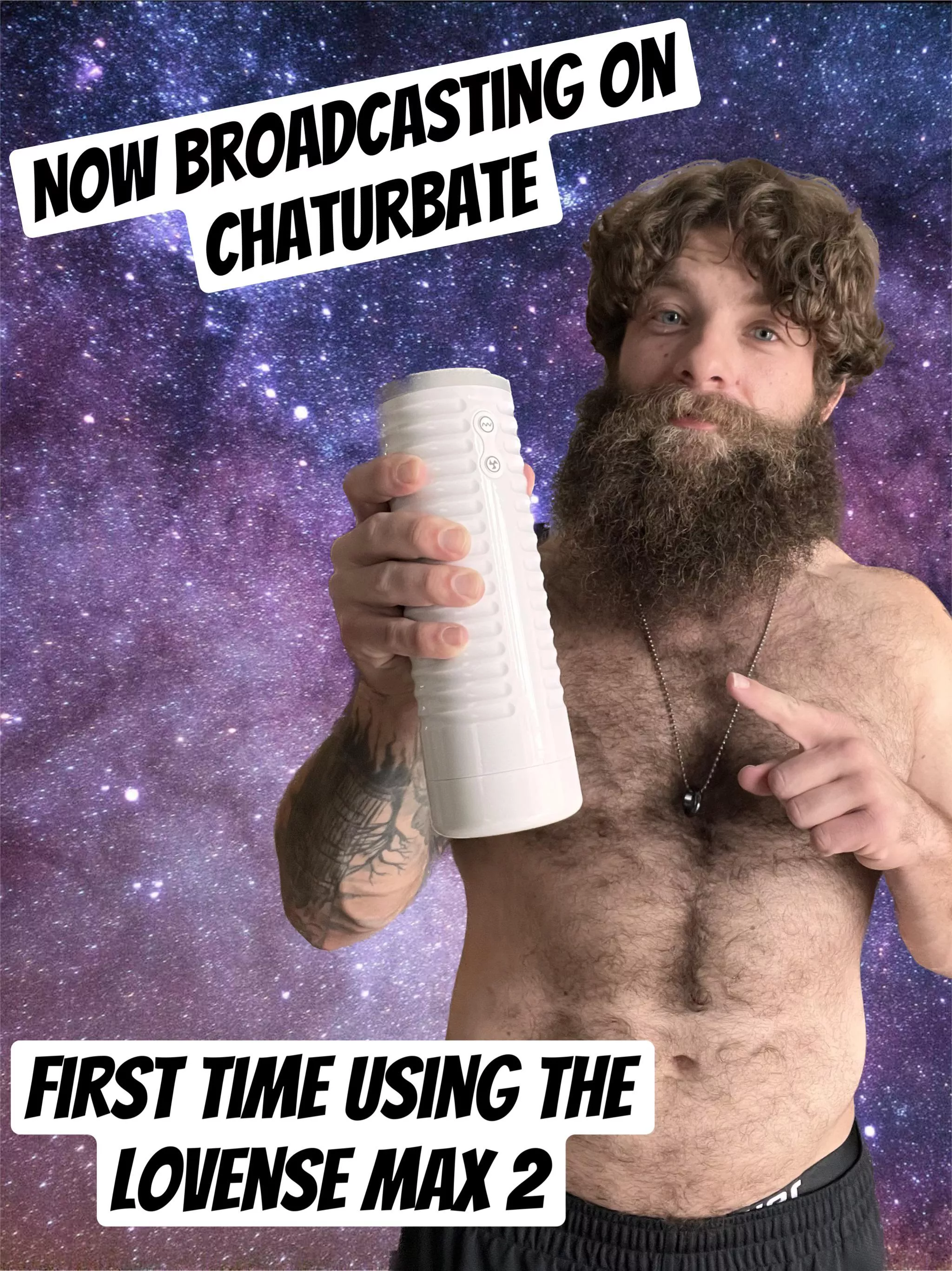 Now broadcasting on Chaturbate! A new toy came in the mail and we will be testing out the #lovense Max 2! Follow the link to join the fun! https://chaturbate.com/b/ckswole/