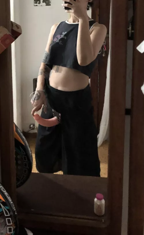 pov: you find me in the bathroom like this