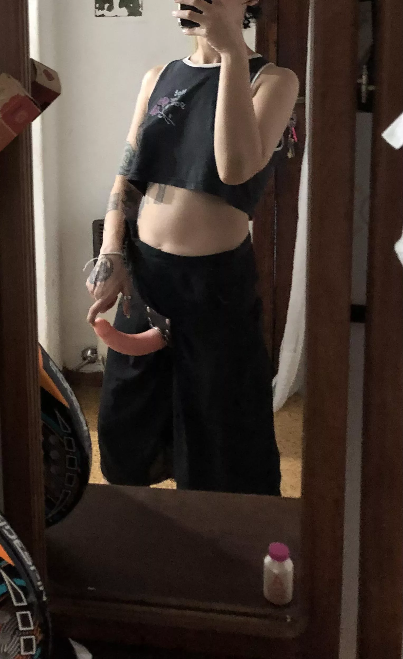 pov: you find me in the bathroom like this