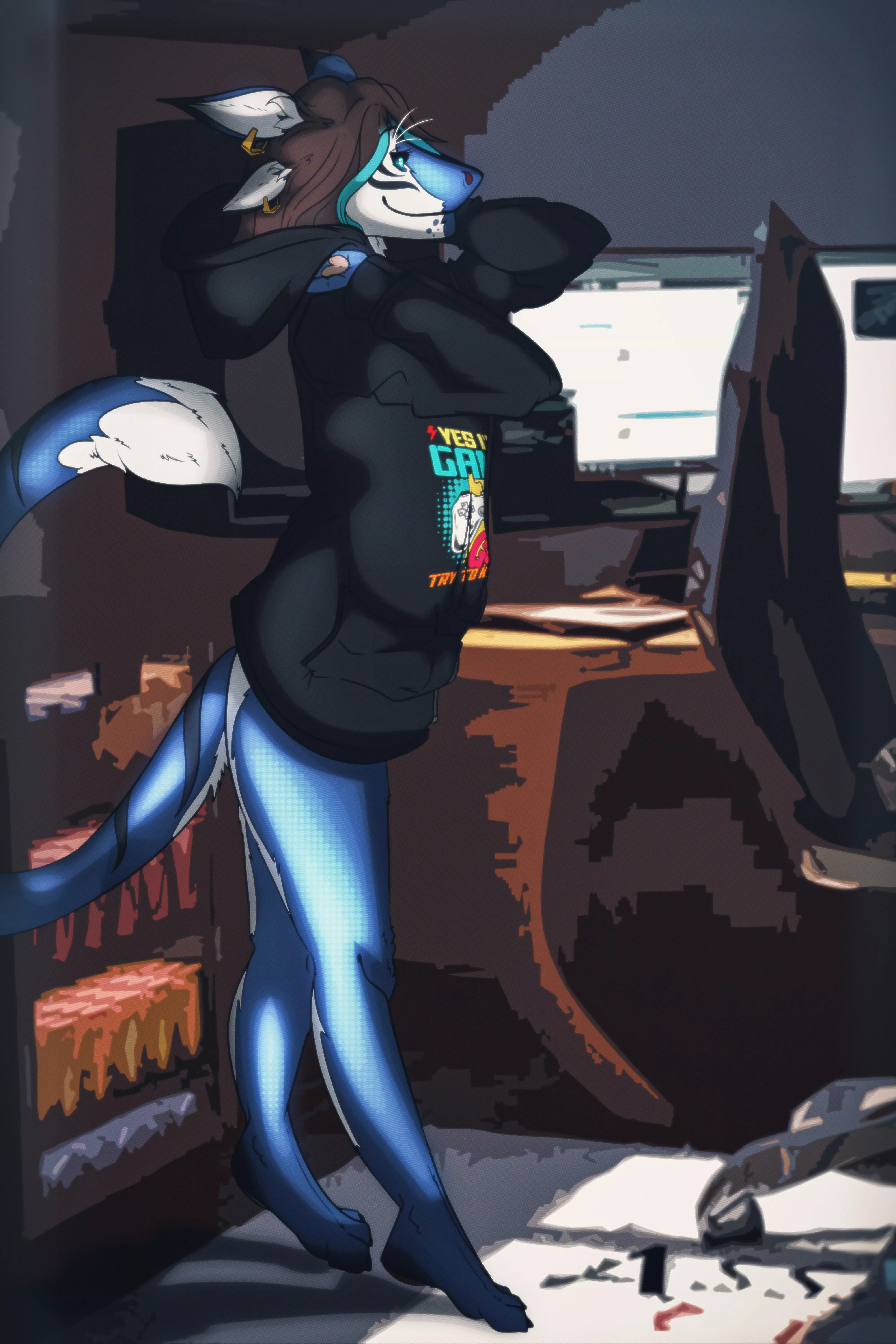 Ready for games! (Art by me: 0l-Fox-l0)