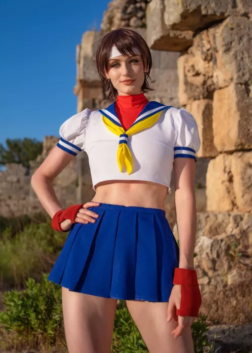 Sakura from Street Fighter by Tniwe