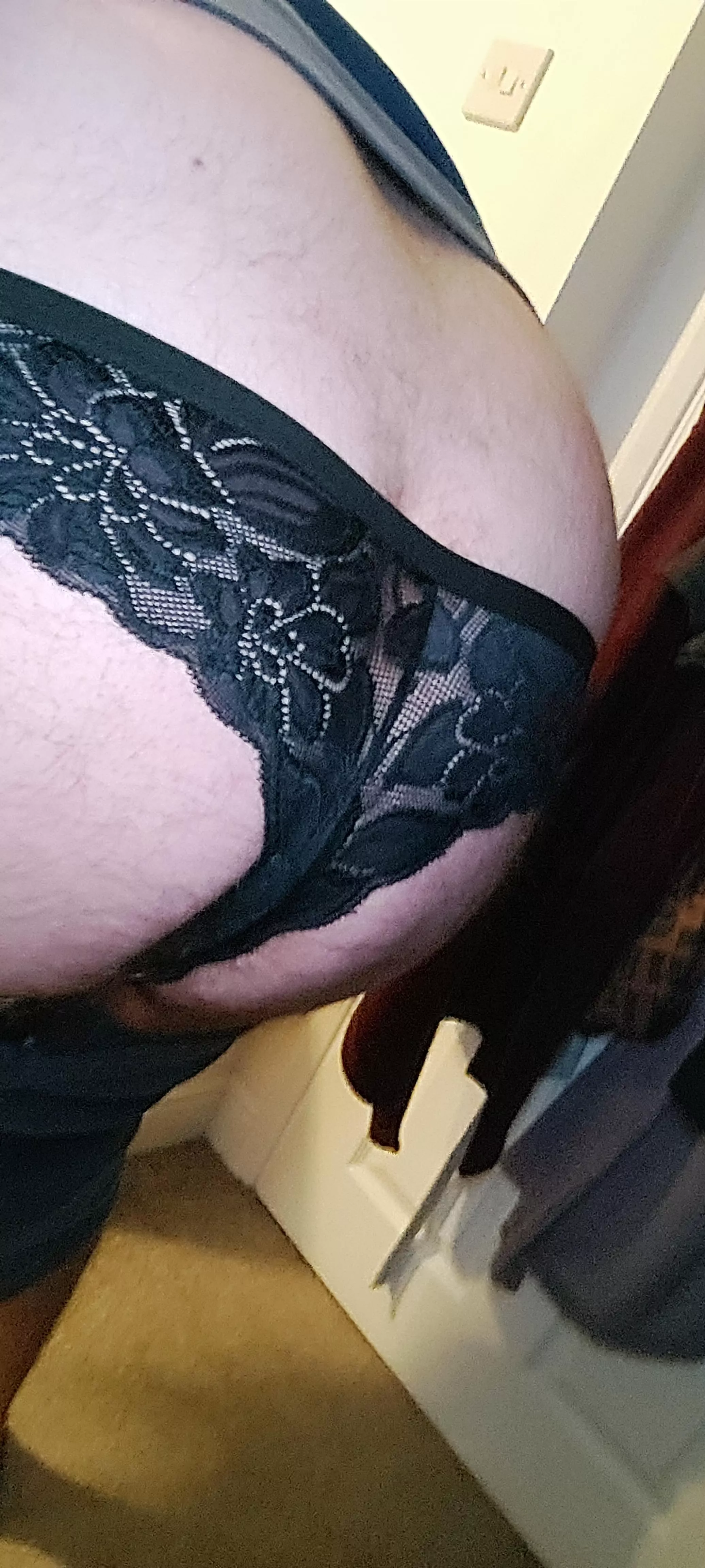 Sexy panties with butt plug in my ass