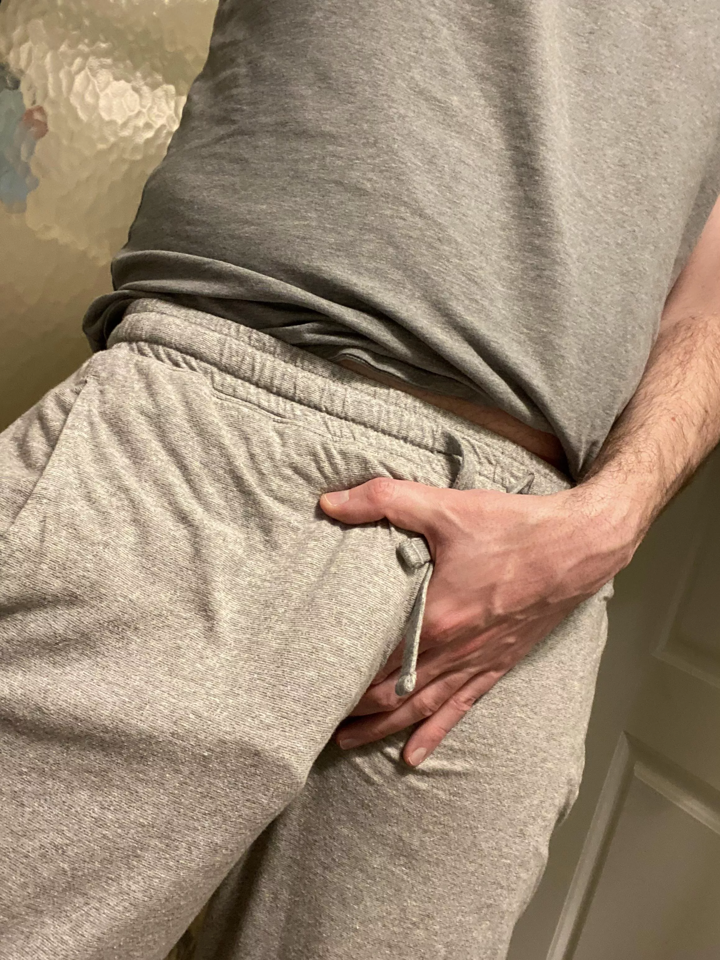 Should I walk around like this all morning?