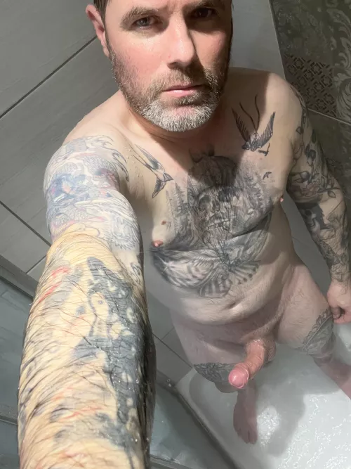 Silver beard all clean and ready