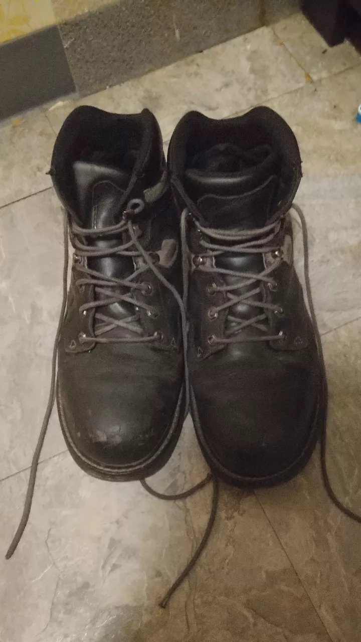 So these are my workboots I wanted to hear some people's opinions as well as tips for making them last longer, my friend wanted me to post here as well and said he'll pay me 5$ for every person who replies
