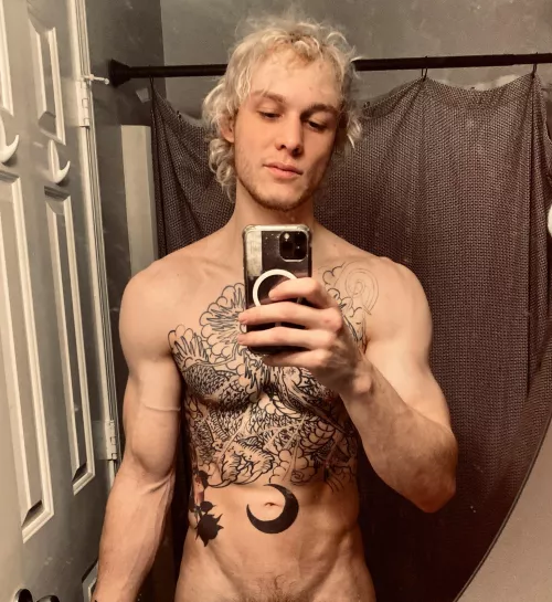 Sweaty after the Sauna