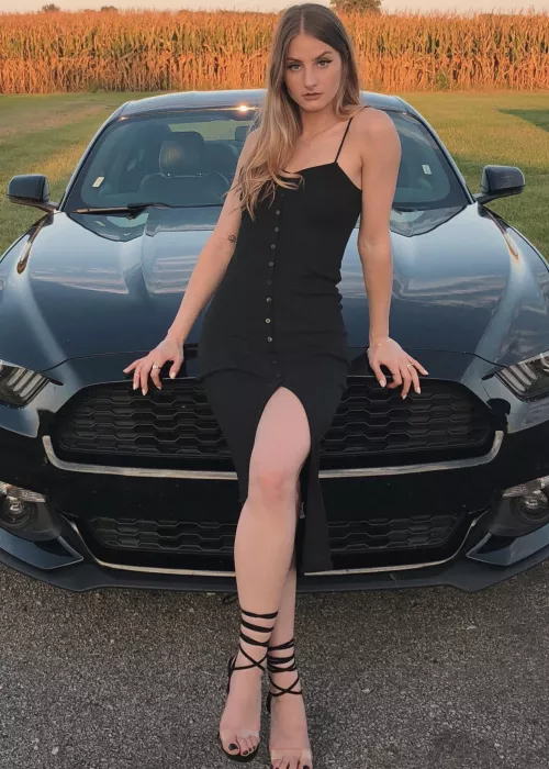 The matching accessory to my tight black dress