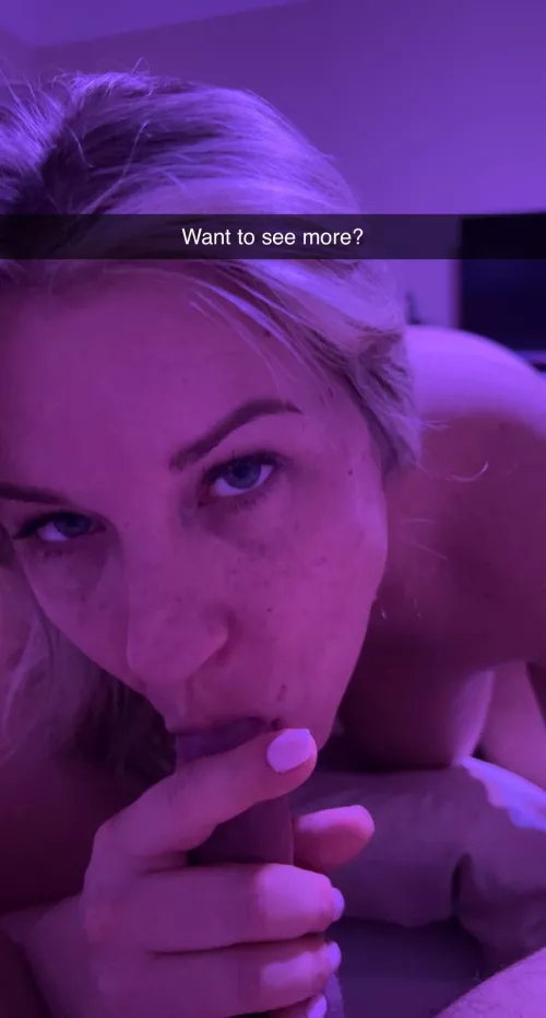 The snap I sent my partner last night