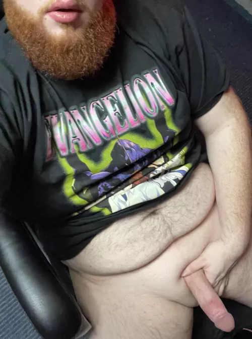Thick in the best areas beard, belly, and cock