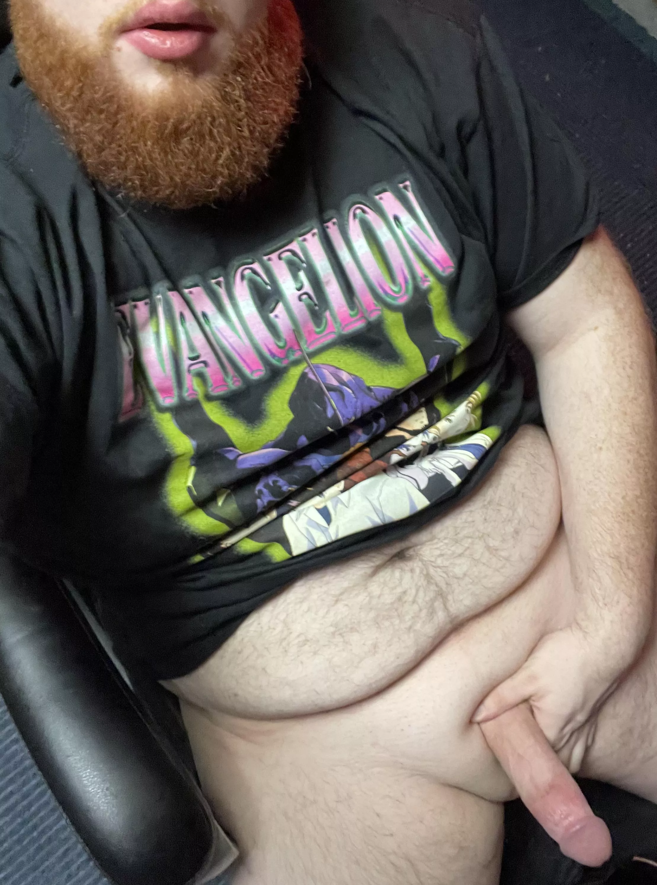 Thick in the best areas beard, belly, and cock