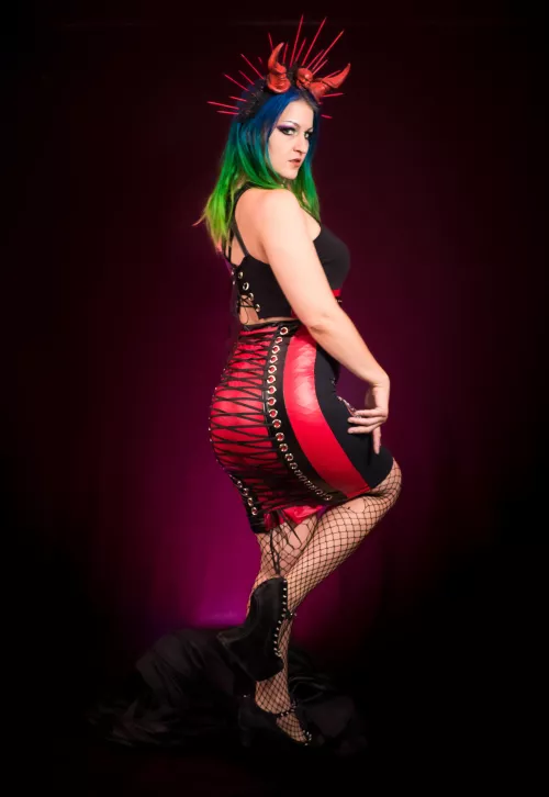 This might be the sexiest dress I’ve ever created!