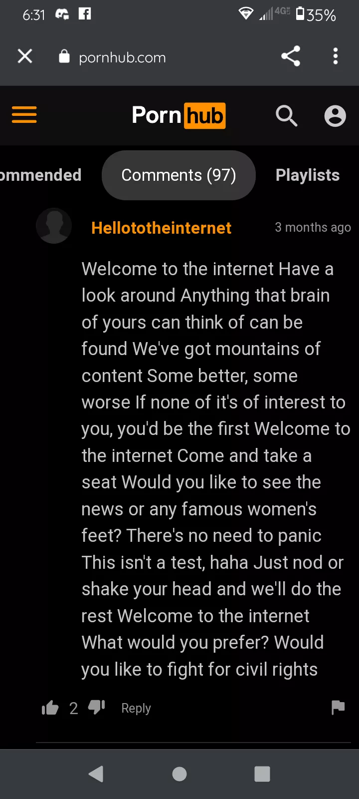 welcome to the Internet