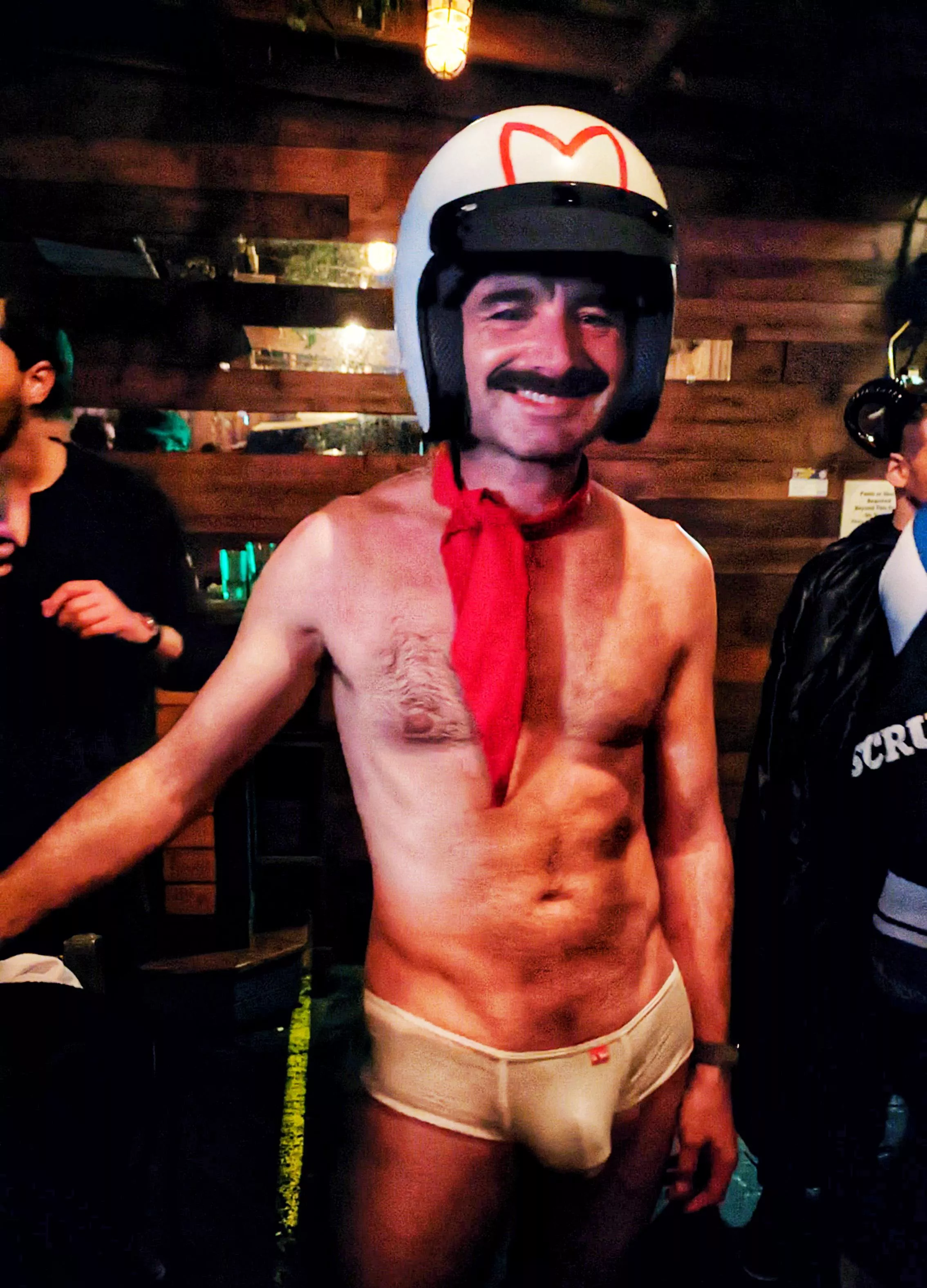 what speed racer wears underneath