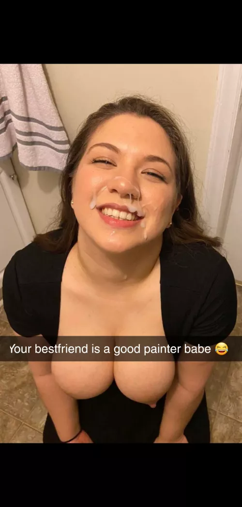 When your bestfriend think he's picasso