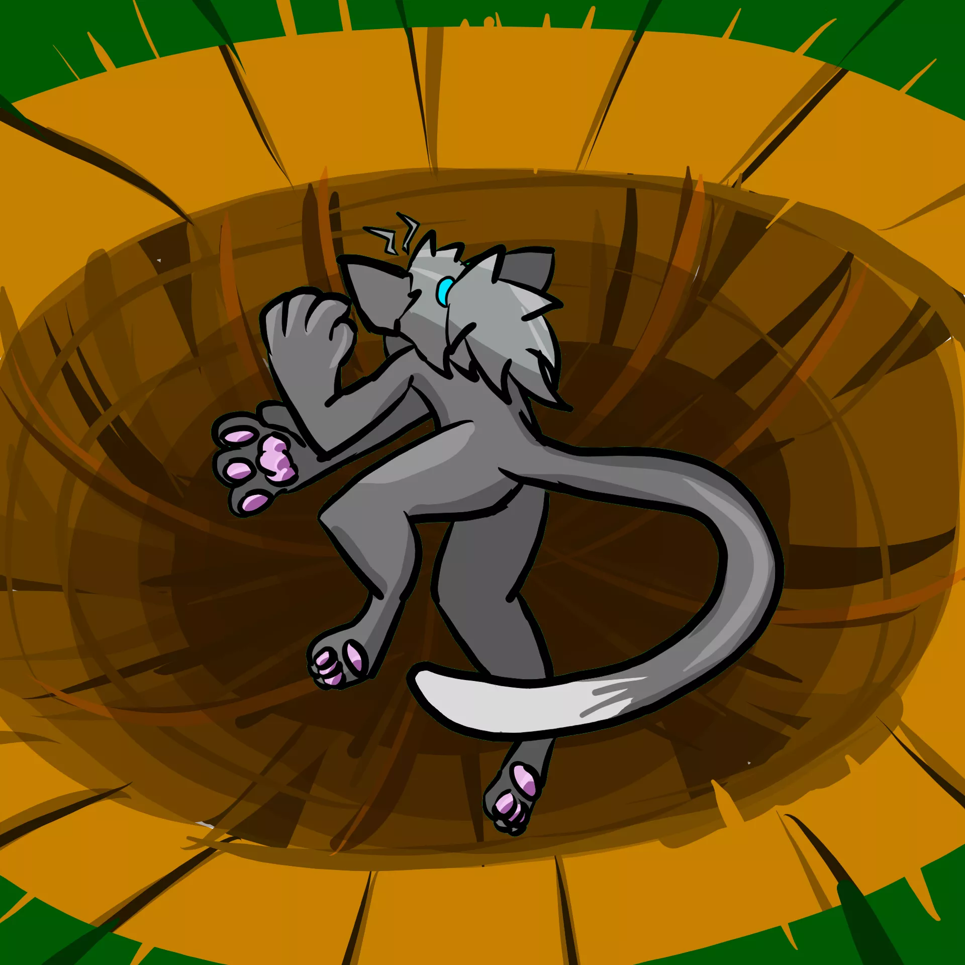 WHO LET THE CAT PLAY WITH TNT?????