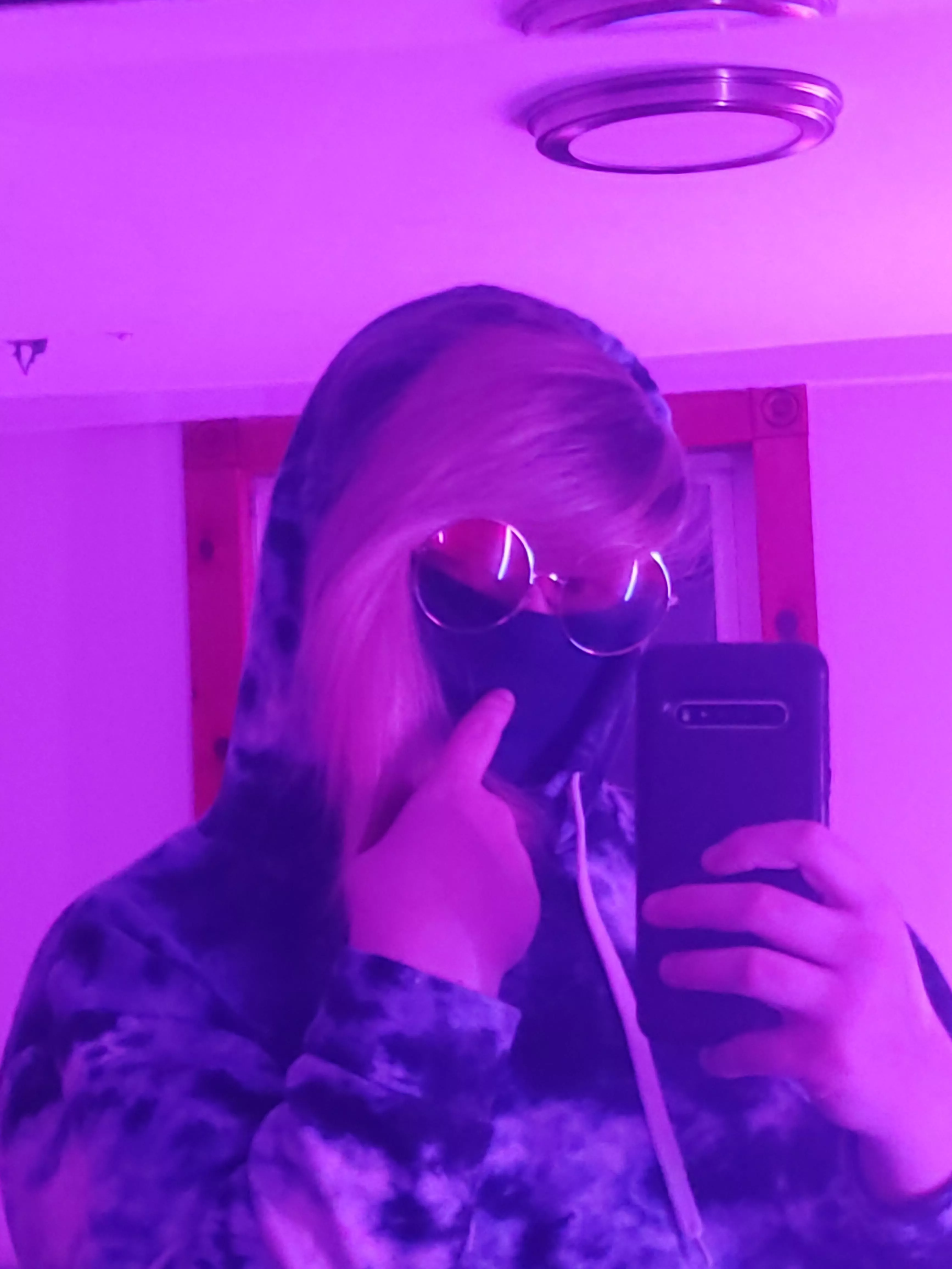 A shy boy kisser. I hope you like my hair!