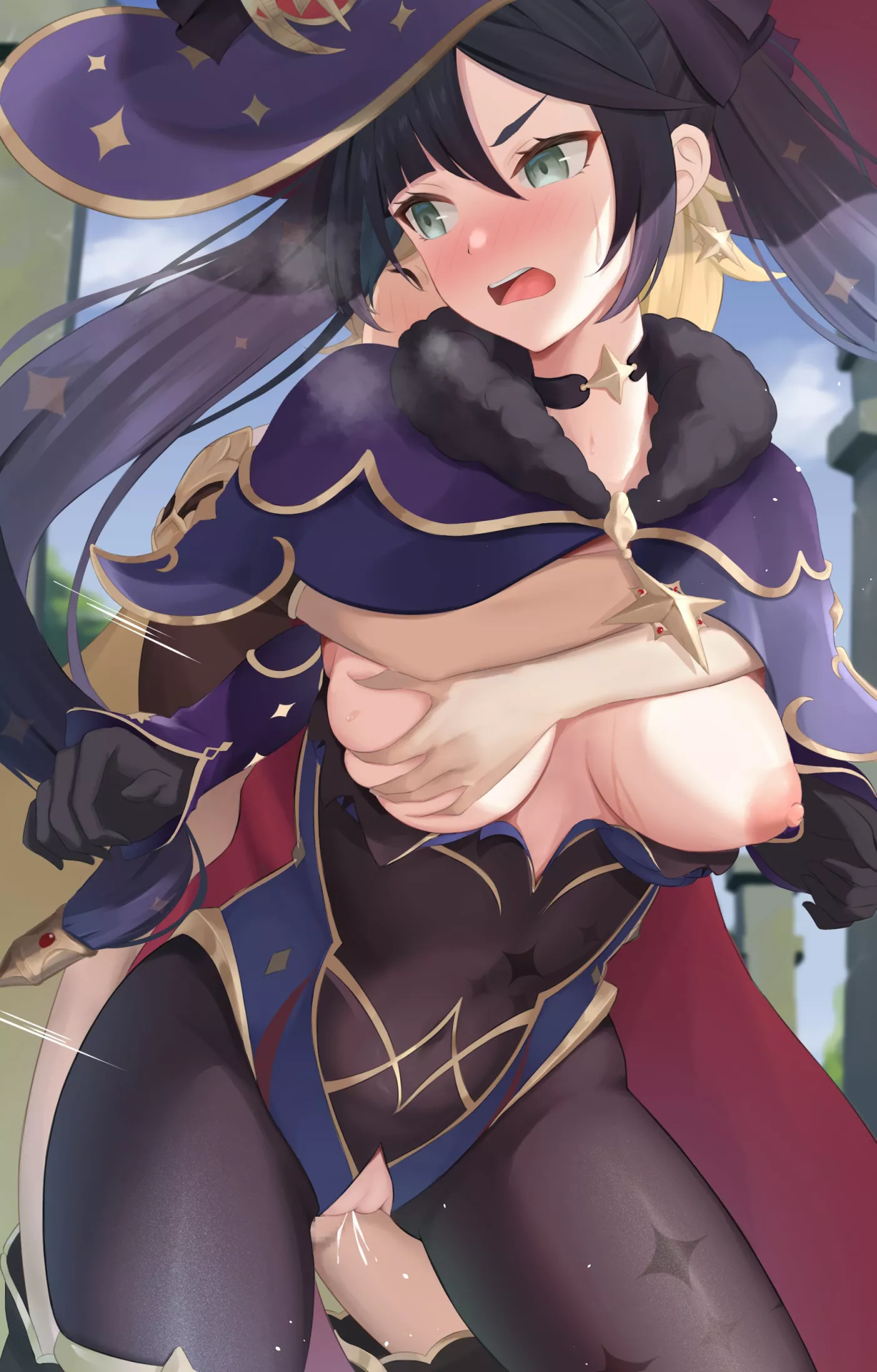 Aether fucking mona from behind