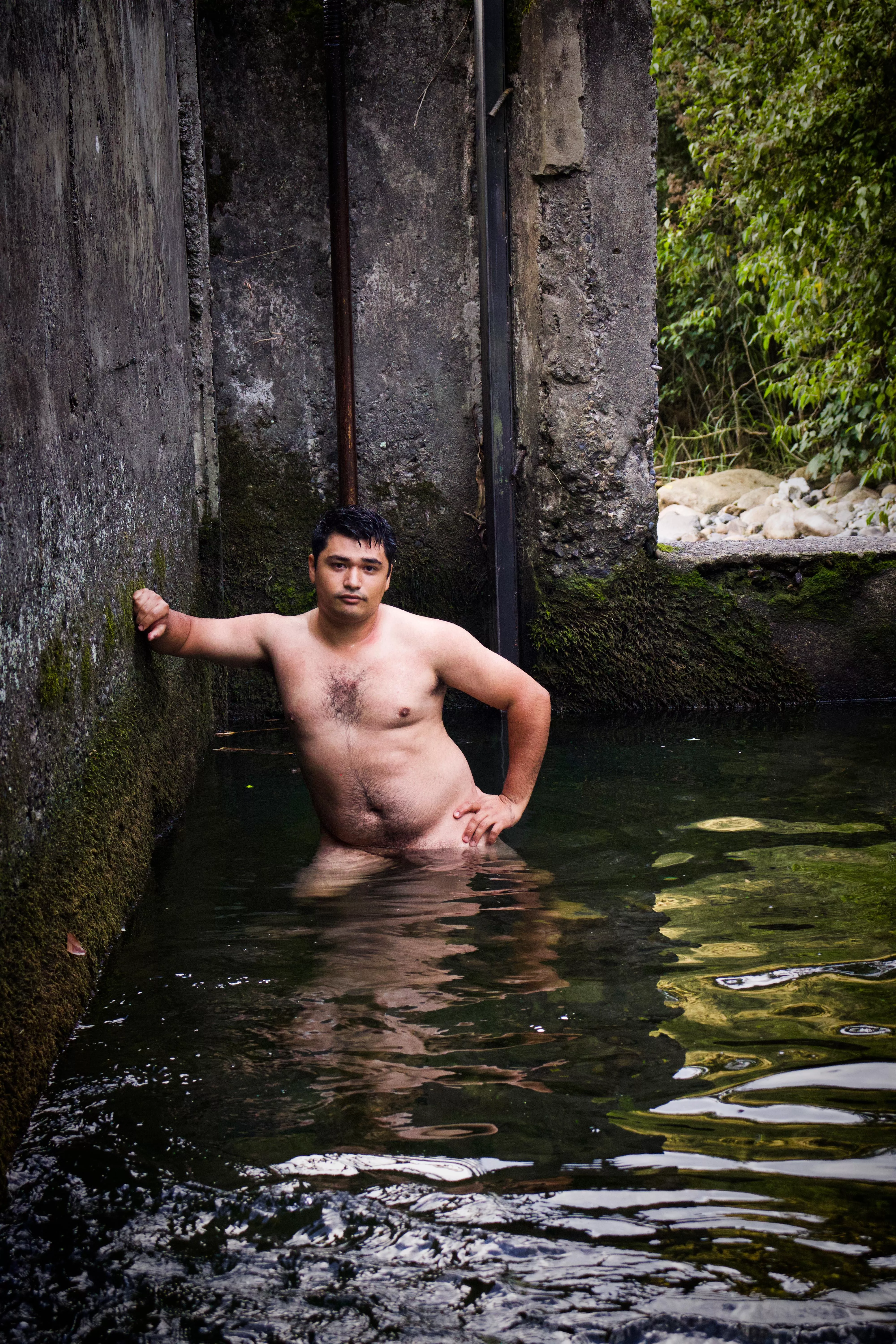 Always summer in Ecuador. Enjoying some skinny dipping.