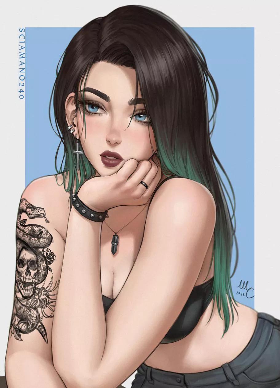 April (Sciamano240) [OC]