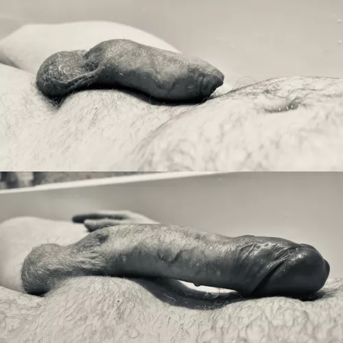 Before & After in the bath