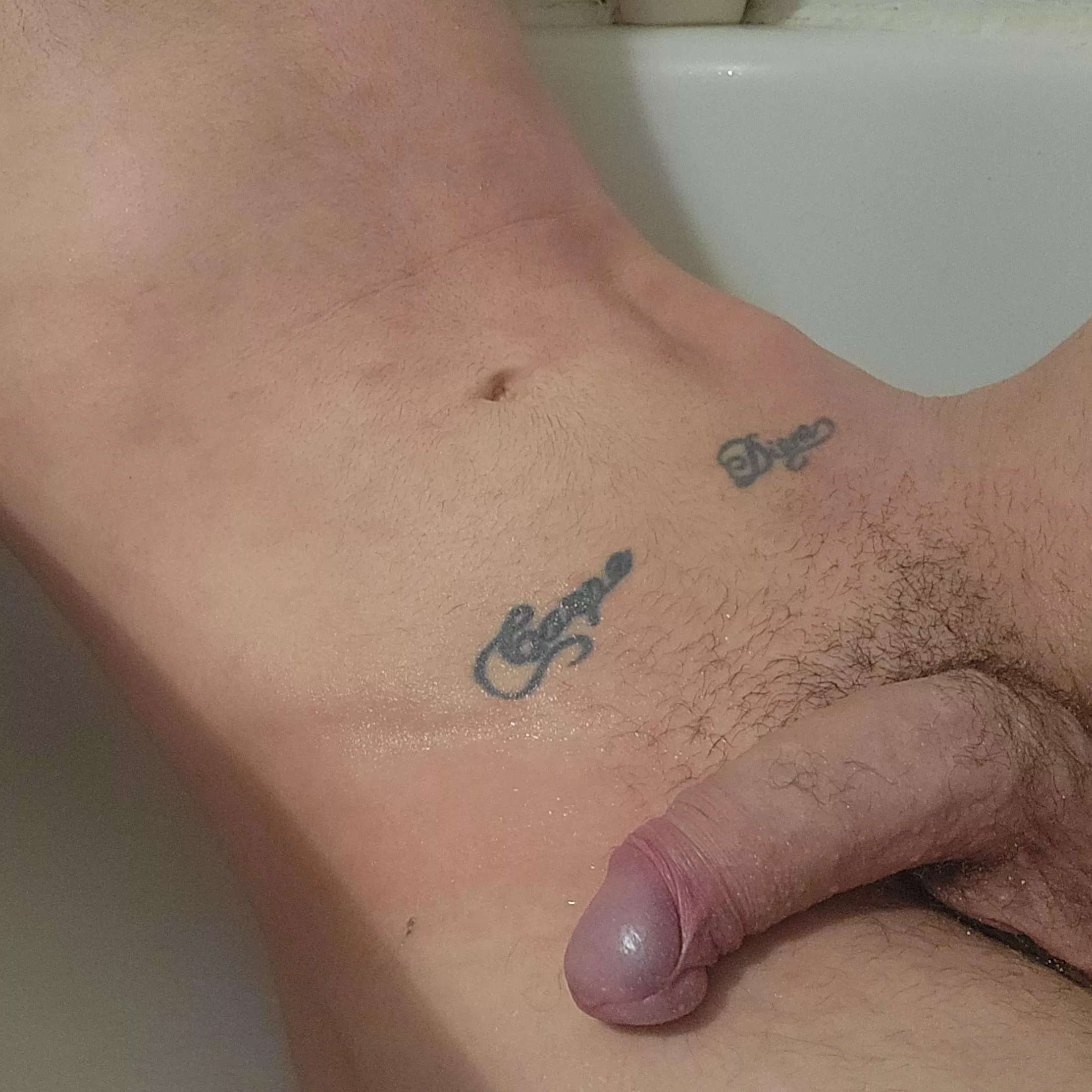 Best part of a tub shower is laying out