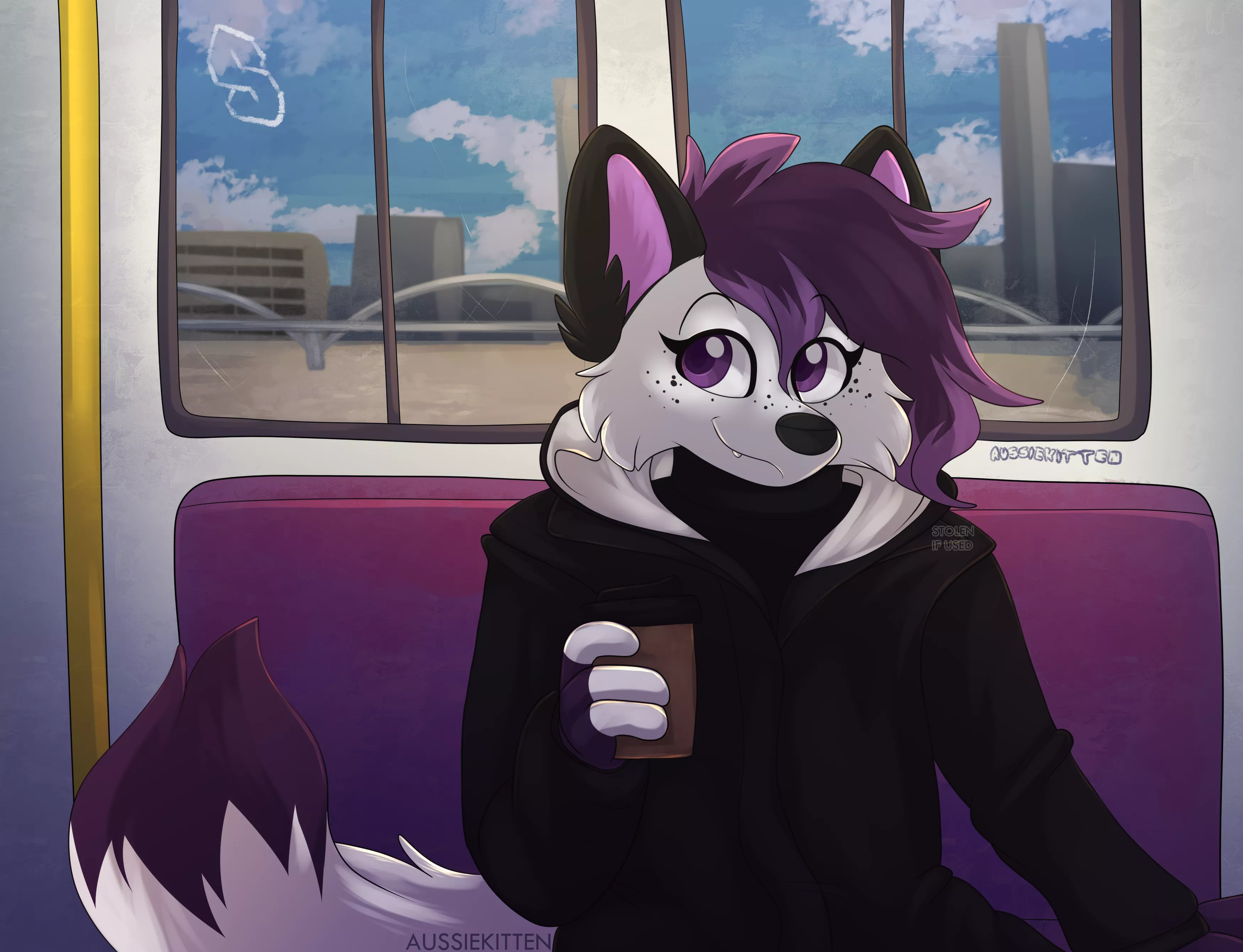 Brizzy adventures! ☁️ | [Art by me @aussie_kitten on Twitter | Com for @SleepyFox64]