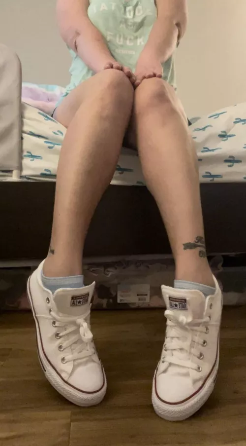 Every girl needs a pair of white chucks 🥰