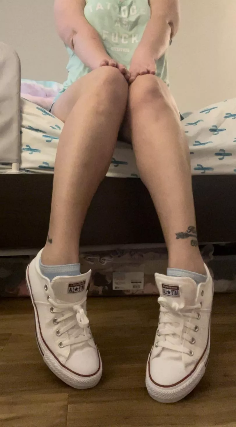 Every girl needs a pair of white chucks 🥰