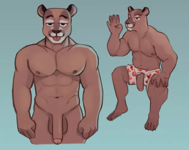 first time drawing my fursona :P [GOL1ATH]