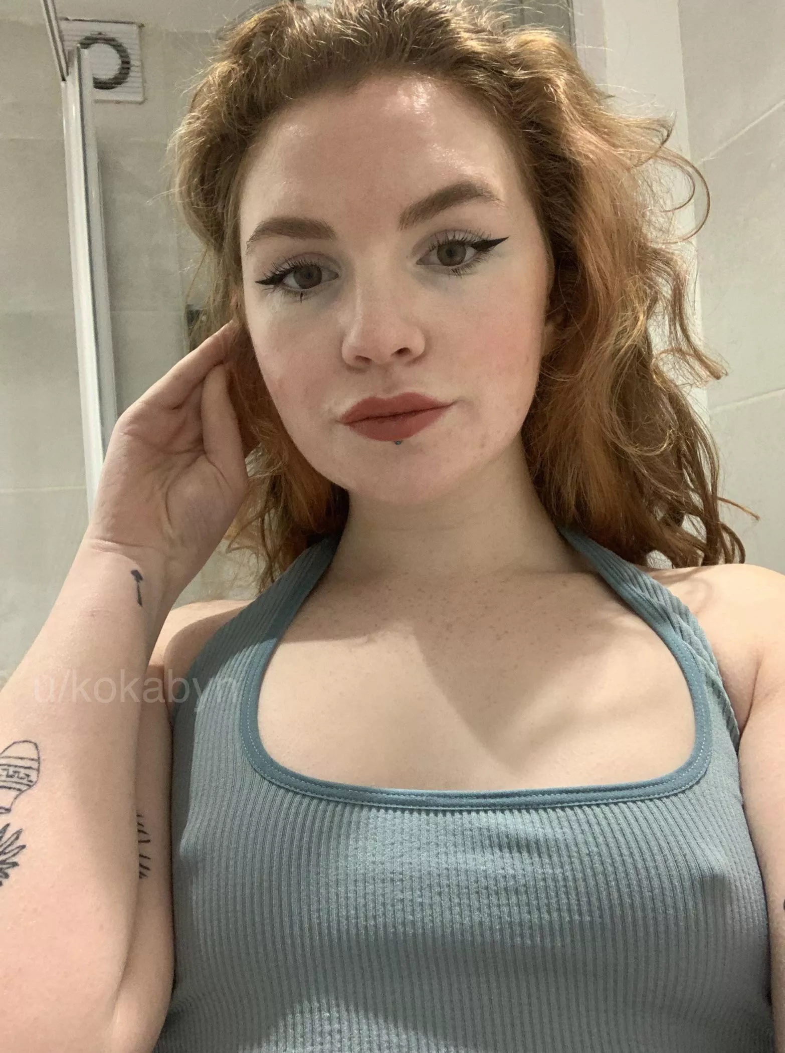 Happy to never need a bra