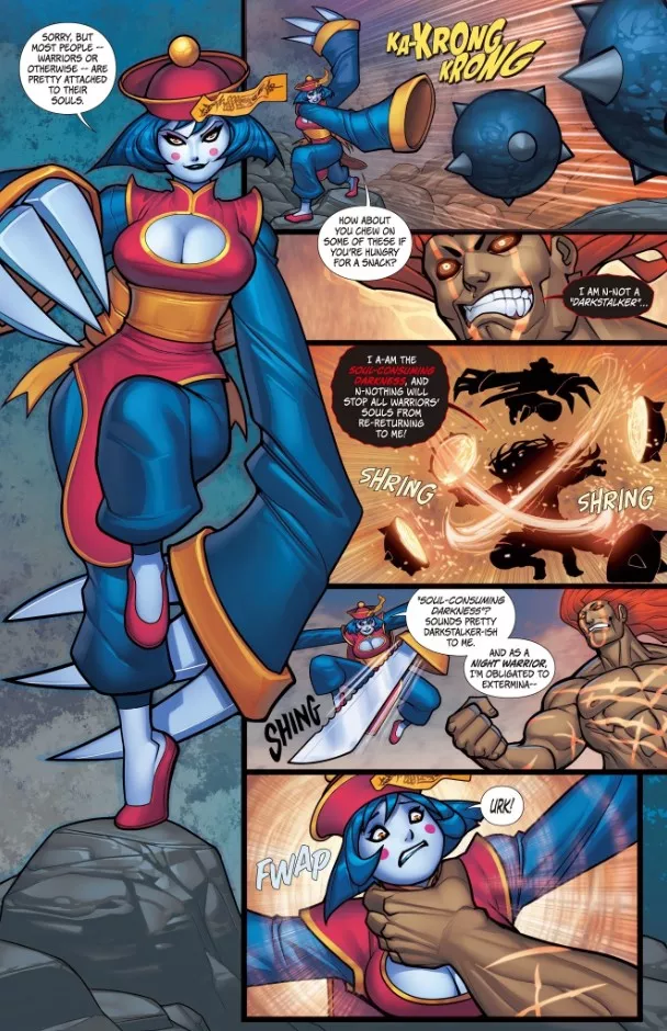 Hsien-Ko vs Necalli [Street Fighter VS Darkstalkers #6]