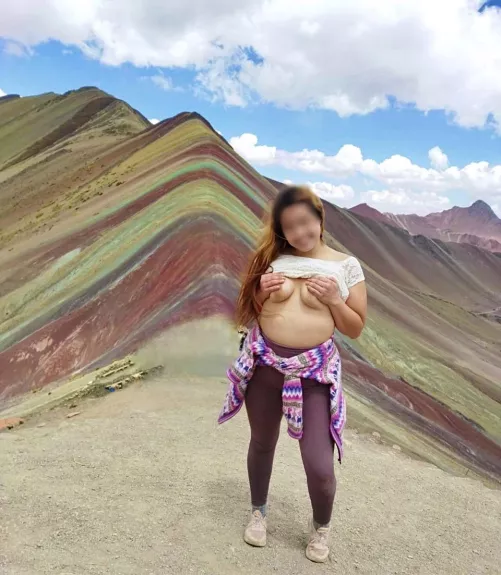 I flashed a llama farmer or two, and a bunch of tourists from around the world 🤭