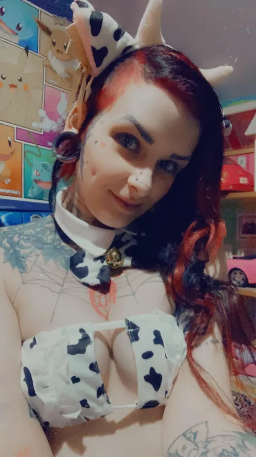 I love being a cow! Moooo!