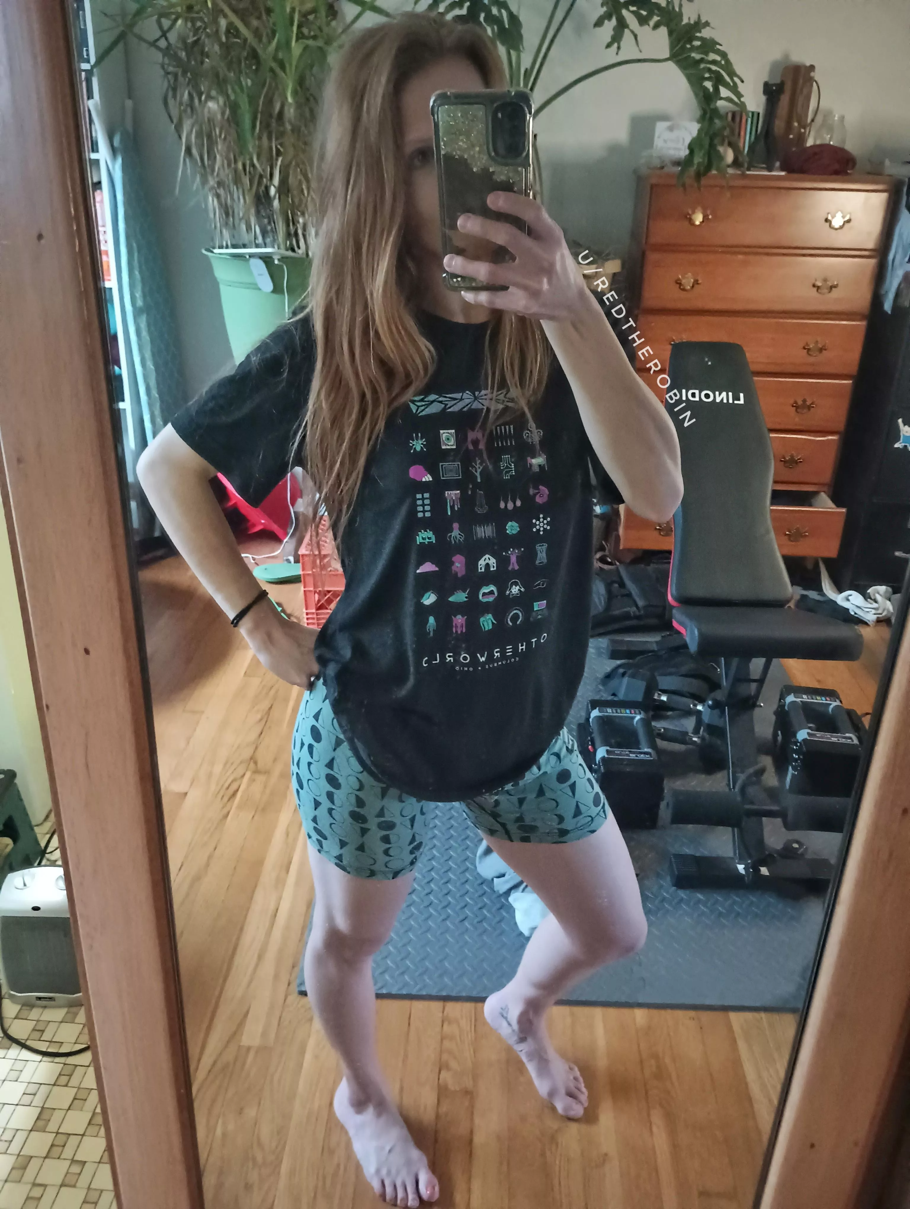 I love wearing my husband's boxers [F]