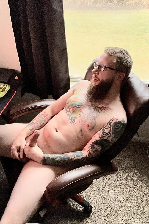 I loved recording myself stroking my cock. Anyone want to guess what I was watching? 😉