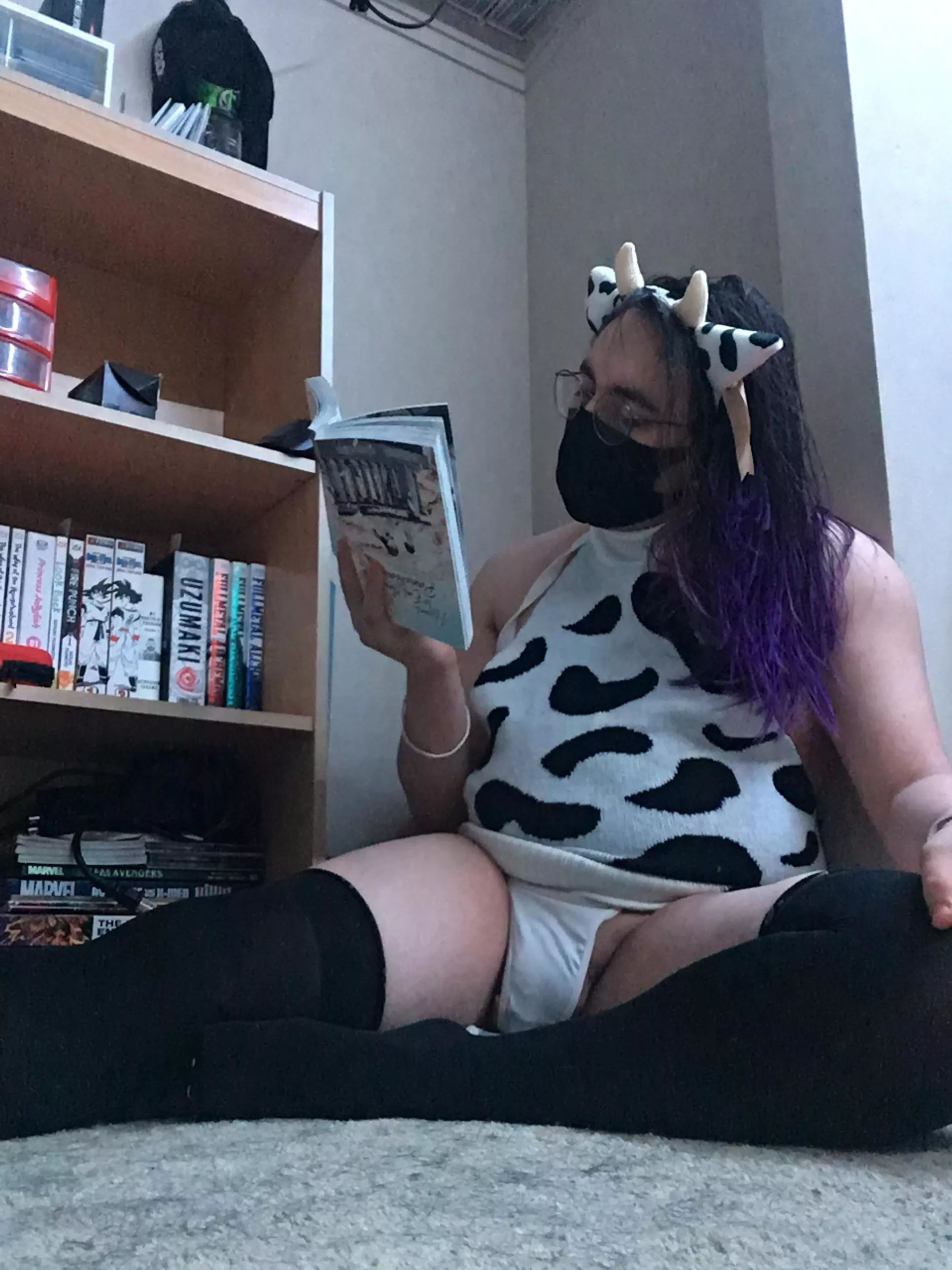 I picked this up and remembered I couldn’t read