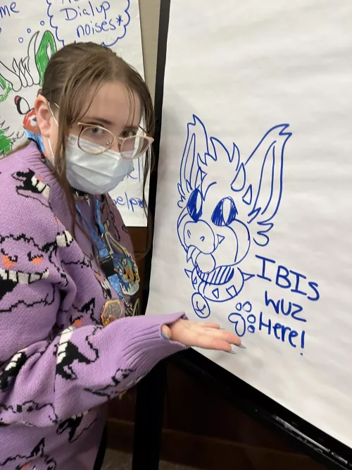 Ibis makes an appearance at Anthro New England :)