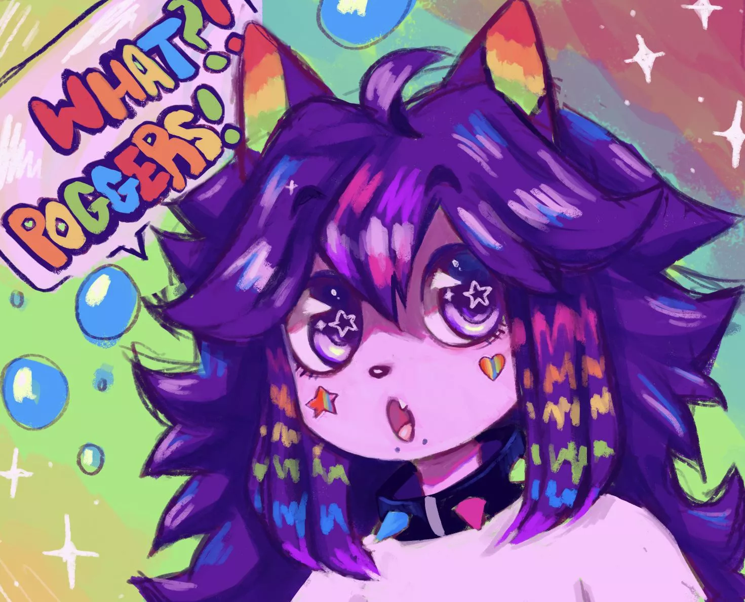 I’m cringe but free - art by me