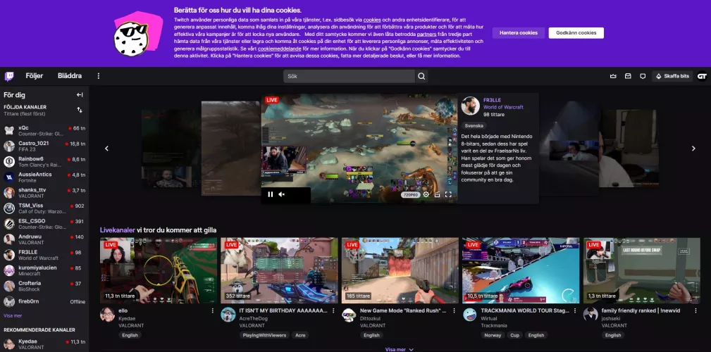 Impossible to click accept on cookies. It wont go away.