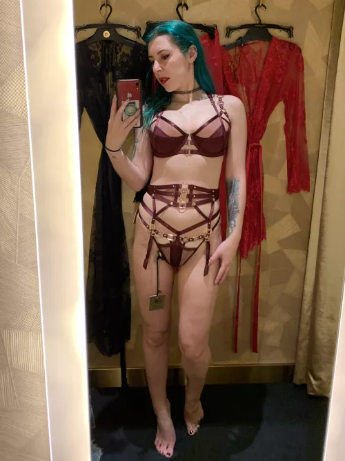 In the changing room