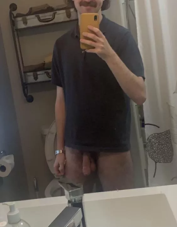 Just a blurry bathroom selfie, thoughts?