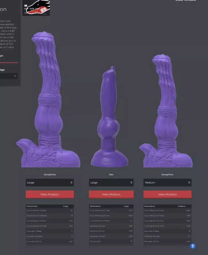 Large Seraphina vs Large Rex