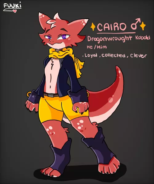 Meet my new lizard OC Cairo! (Fuuki).
