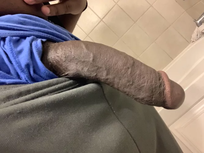 My bbc huge and hanging 💦