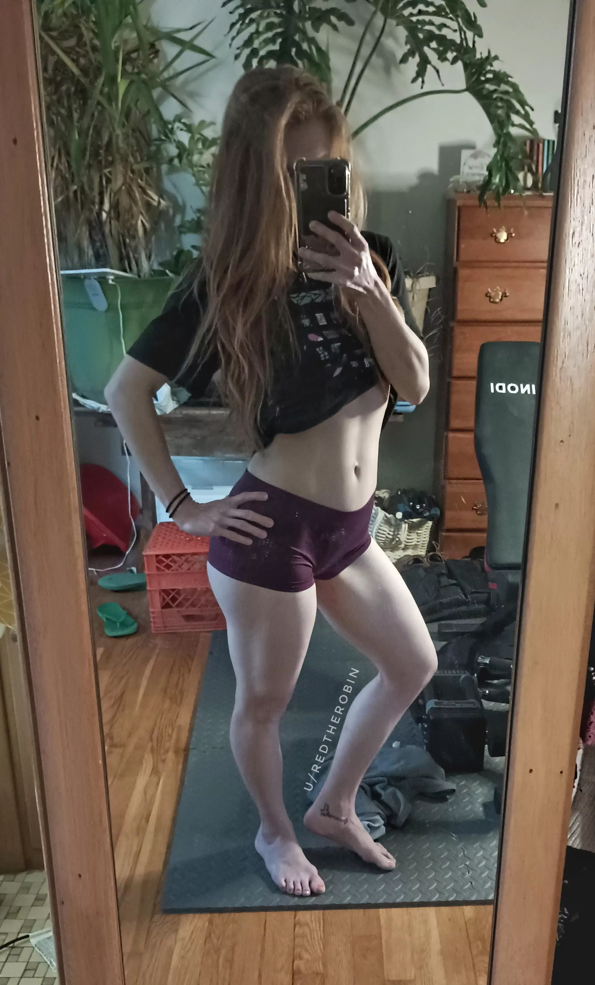 My legs and tummy are starting to look a little toned! [IMG]