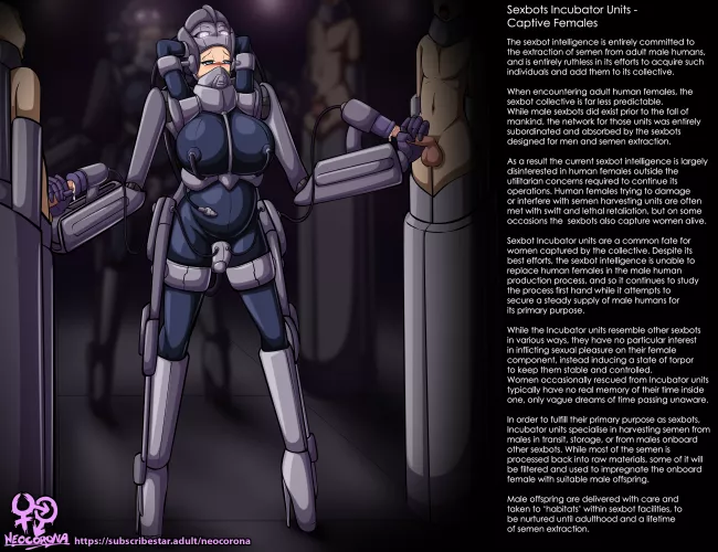 Neocorona Sexbot Apocalypse - Incubator Units (Robots, Femsub, Horror, Impregnation)