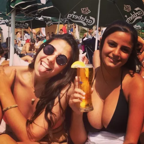 One of got a free drink