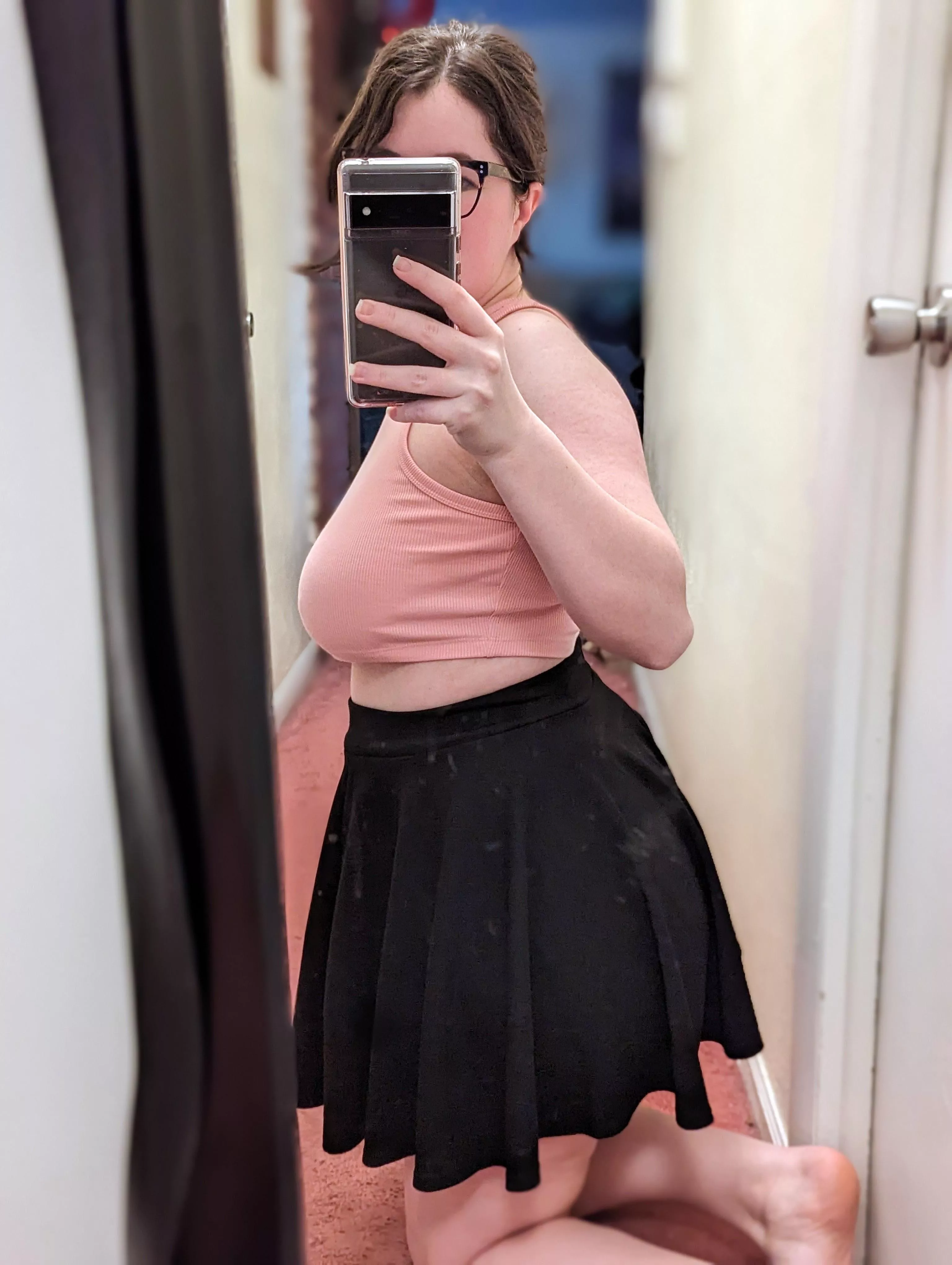 Pink cheerleader vibes ☺️